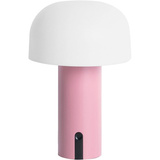 Leitmotiv Lampa stołowa LED &quot;Luca&quot; w kolorze jasnoróżowo-białym - wys. 22,5 x Ø 15 cm ze sklepu Limango Polska w kategorii Lampy stołowe - zdjęcie 178664444