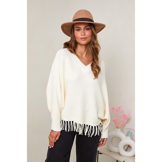 Soft Cashmere Sweter w kolorze kremowym ze sklepu Limango Polska w kategorii Swetry damskie - zdjęcie 178665152