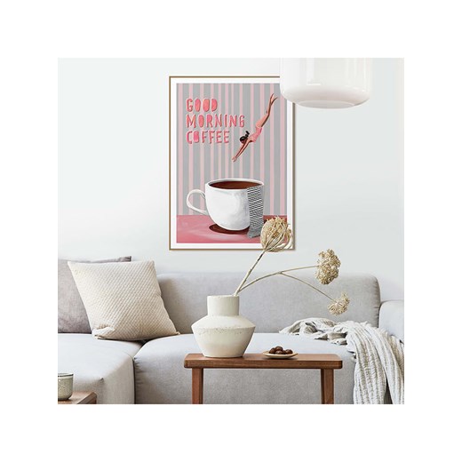 Orangewallz Druk artystyczny &quot;Good Morning Coffee&quot; w ramce ze sklepu Limango Polska w kategorii Obrazy - zdjęcie 178665373