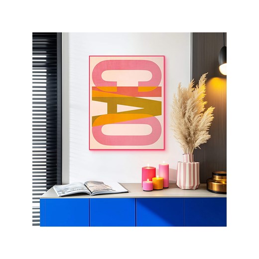 Orangewallz Druk artystyczny &quot;Big Ciao&quot; w ramce ze sklepu Limango Polska w kategorii Obrazy - zdjęcie 178665393