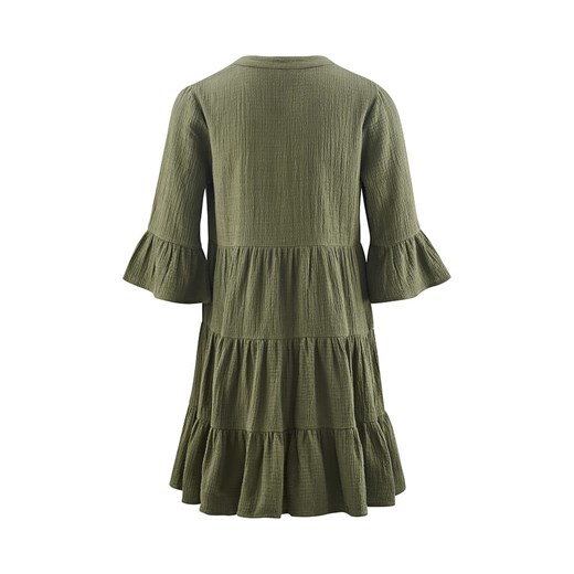 happy girls by Eisend Sukienka w kolorze khaki Happy Girls By Eisend 134 Limango Polska promocyjna cena