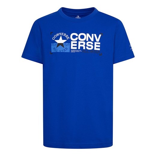 Converse Koszulka w kolorze niebieskim ze sklepu Limango Polska w kategorii T-shirty chłopięce - zdjęcie 178665574