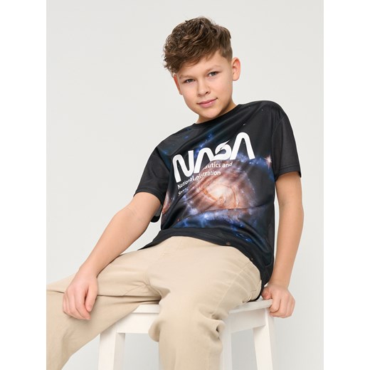 T-shirt chłopięce Sinsay czarny