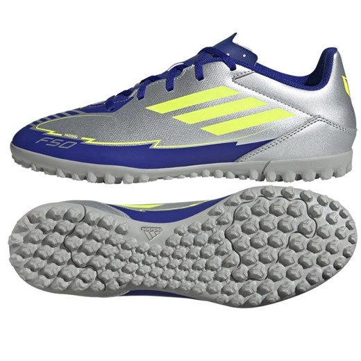Buty adidas F50 Messi Club Tf IH0917 Srebrne srebrny ze sklepu ButyModne.pl w kategorii Buty sportowe męskie - zdjęcie 178667933