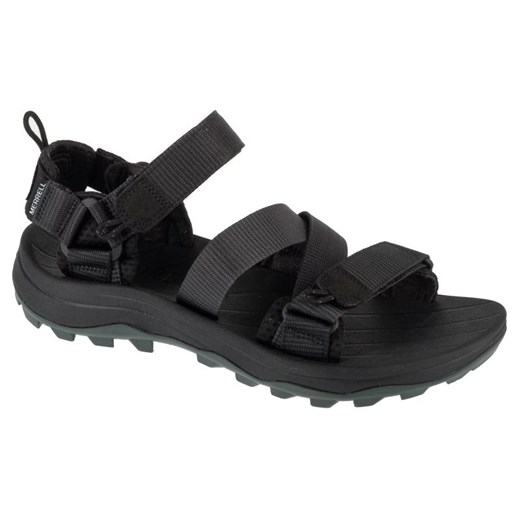 Sandały Merrell Speed Fusion Sport Rmx J007083 czarne ze sklepu ButyModne.pl w kategorii Sandały męskie - zdjęcie 178668124