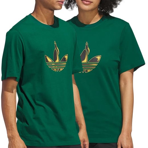 Koszulka adidas Originals Trefoil Torch Tee JD2833 - zielona ze sklepu streetstyle24.pl w kategorii T-shirty męskie - zdjęcie 178669890