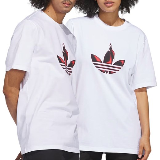 Koszulka adidas Originals Trefoil Torch Tee JD2832 - biała ze sklepu streetstyle24.pl w kategorii T-shirty męskie - zdjęcie 178669902