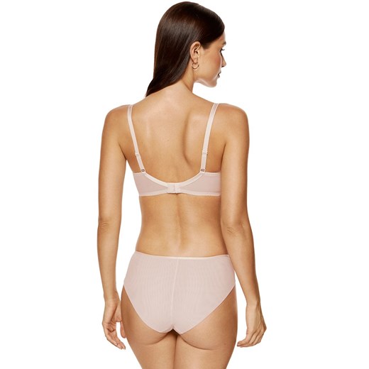 Gorteks biustonosz półusztywniany koronkowy Femme B3, Kolor beżowy, Rozmiar 75F, Gorteks ze sklepu Intymna w kategorii Biustonosze - zdjęcie 178669970