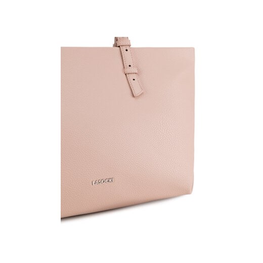 Shopper bag Lasocki na ramię różowa duża elegancka 