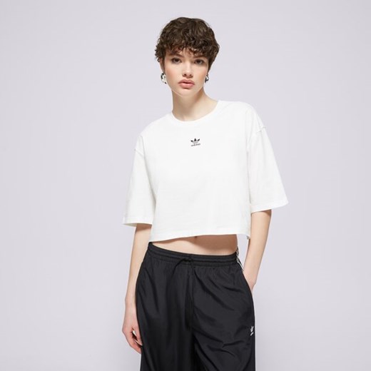 ADIDAS T-SHIRT ESS CROP TEE ze sklepu Sizeer w kategorii Bluzki damskie - zdjęcie 178672851