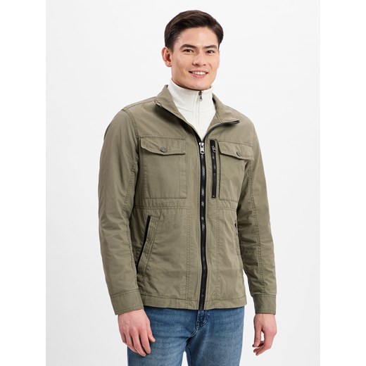 Tom Tailor Męska kurtka polowa Mężczyźni Bawełna trzcinowy jednolity Tom Tailor XL vangraaf