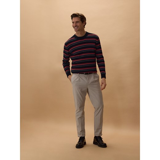 Reserved - Bawełniany sweter w paski - wielobarwny Reserved L Reserved