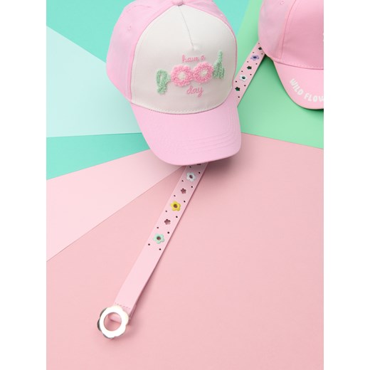 Sinsay - Czapka z daszkiem - różowy Sinsay M Sinsay