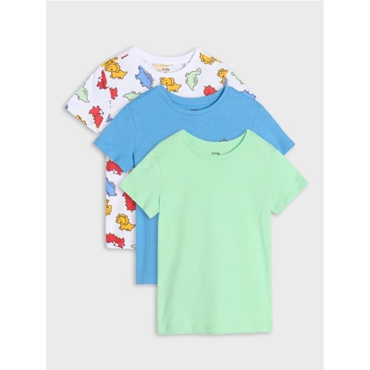 Sinsay - Koszulki 3 pack - wielobarwny ze sklepu Sinsay w kategorii T-shirty chłopięce - zdjęcie 178676282