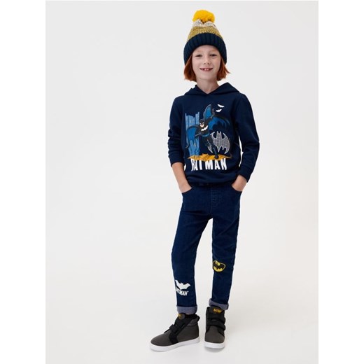 Sinsay - Bluza z kapturem Batman - granatowy ze sklepu Sinsay w kategorii Bluzy chłopięce - zdjęcie 178676373