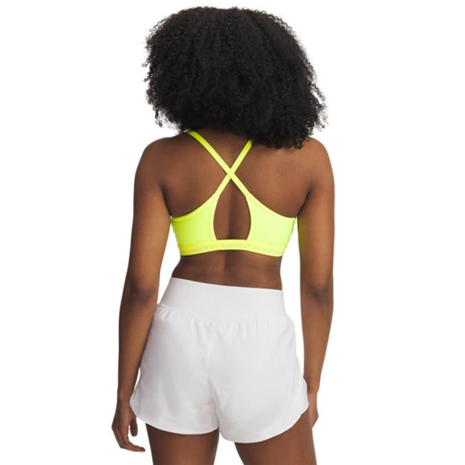 Biustonosz treningowy Under Armour UA Crossback Low Bra - żółty Under Armour M Sportstylestory.com
