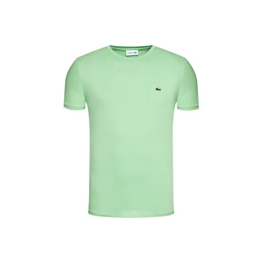 Lacoste T-Shirt TH6709 Zielony Regular Fit Lacoste 7 MODIVO