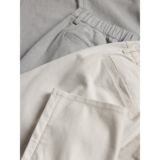 Reserved - Spodnie chino slim - beżowy Reserved XL Reserved