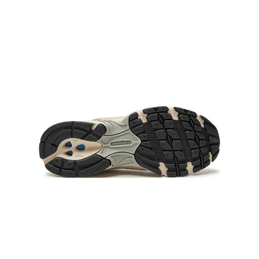 Buty sportowe damskie New Balance sneakersy beżowe płaskie wiązane z tkaniny