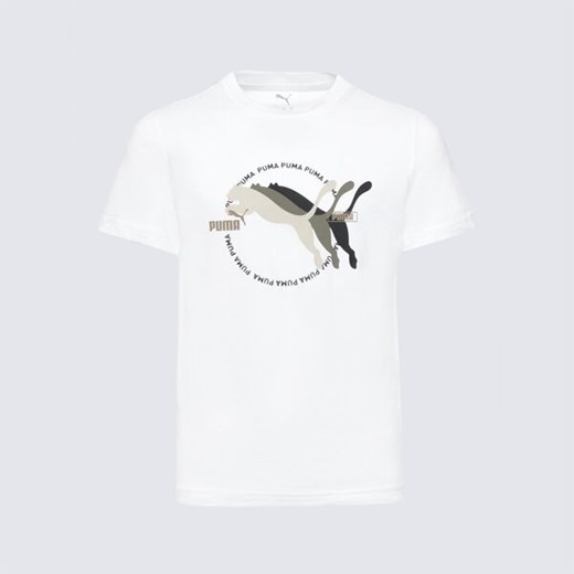 puma t-shirt graphics iii b 686660 02 ze sklepu 50style.pl w kategorii T-shirty chłopięce - zdjęcie 178685633