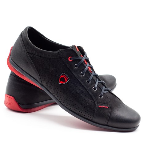 Buty męskie casual 295J czarne ze sklepu butyolivier w kategorii Półbuty męskie - zdjęcie 178687424