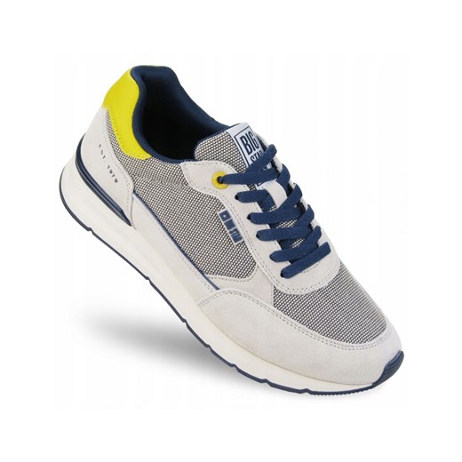 Buty męskie sportowe półbuty memory foam Big Star LL174120 beżowe ze sklepu butyolivier w kategorii Buty sportowe męskie - zdjęcie 178688082