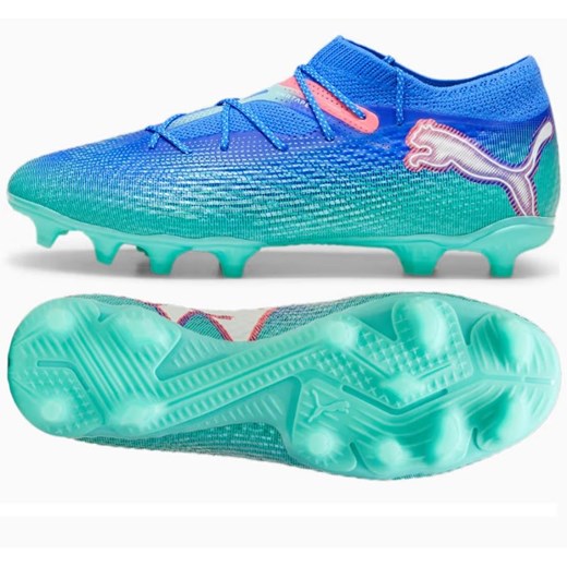 Buty Puma Future 7 Pro+ FG/AG 108087 01 niebieskie ze sklepu ButyModne.pl w kategorii Buty sportowe męskie - zdjęcie 178690974