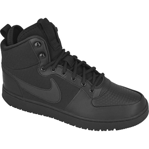 Buty Nike Sportswear Court Borough Mid Wint czarne ze sklepu ButyModne.pl w kategorii Buty sportowe męskie - zdjęcie 178691033