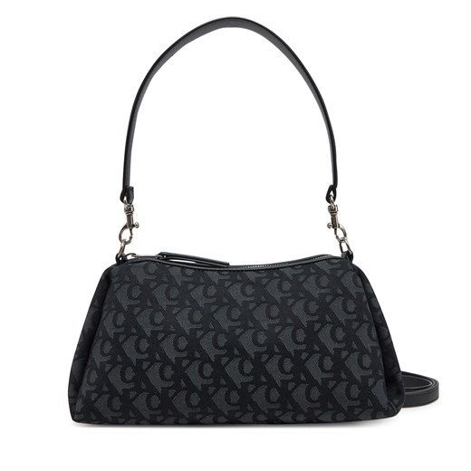 Torebka Calvin Klein Jeans Lyl Lg Jqd Smll Shld LV04K3142G Czarny one size eobuwie.pl