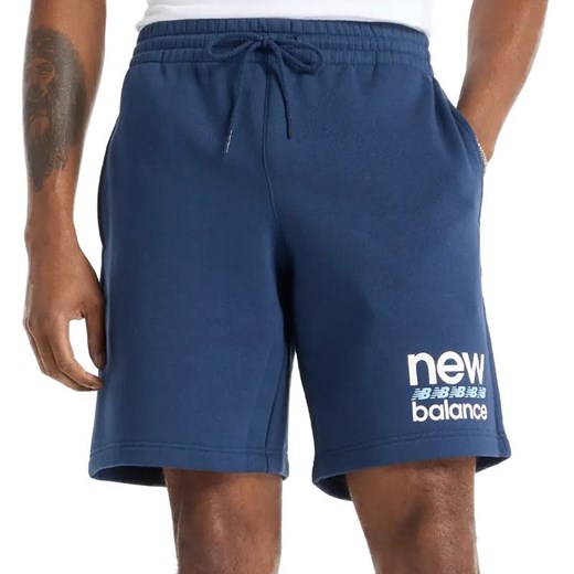 Spodenki New Balance MS51940NNY - granatowe ze sklepu streetstyle24.pl w kategorii Spodenki męskie - zdjęcie 178692351