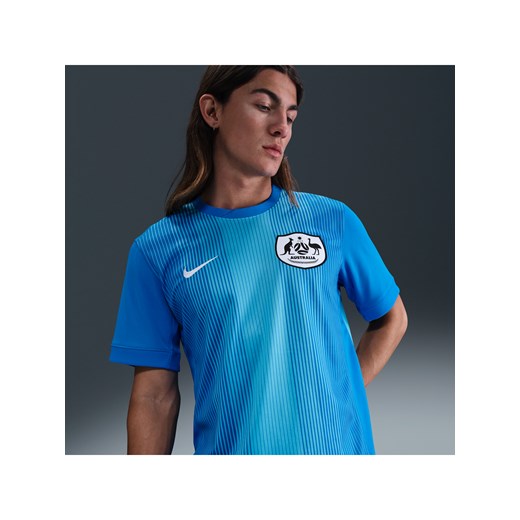 Męska koszulka piłkarska z krótkim rękawem Nike Dri-FIT Australia Stadium Goalkeeper 2025/26 – replika - Niebieski ze sklepu Nike poland w kategorii T-shirty męskie - zdjęcie 178692592