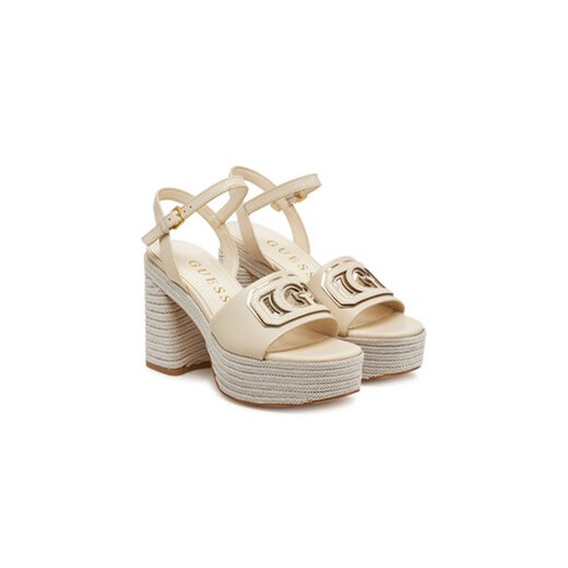 Guess Sandały FLJFML LEA03 Czarny Guess 36 MODIVO