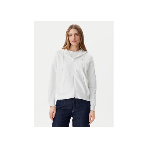 Tommy Jeans Bluza Flag DW0DW19729 Biały Regular Fit ze sklepu MODIVO w kategorii Bluzy damskie - zdjęcie 178693552