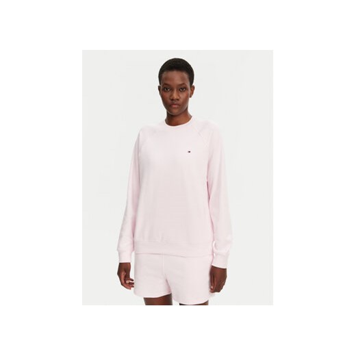 Tommy Hilfiger Bluza UW0UW05771 Różowy Regular Fit ze sklepu MODIVO w kategorii Bluzy damskie - zdjęcie 178693983