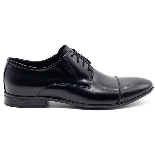 Lukas Buty męskie wizytowe 288 czarne ze sklepu ButyModne.pl w kategorii Buty eleganckie męskie - zdjęcie 178695061