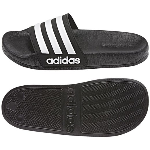 Klapki adidas Adilette Shower K G27625 czarne ze sklepu ButyModne.pl w kategorii Klapki dziecięce - zdjęcie 178695140