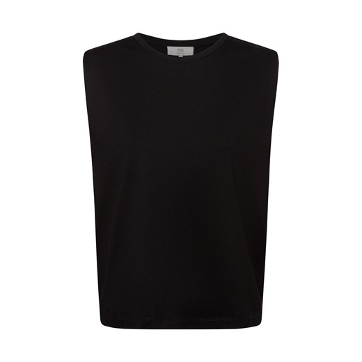 IPURI Koszulka damska Kobiety Sztuczne włókno czarny jednolity ze sklepu vangraaf w kategorii Bluzki damskie - zdjęcie 178695431