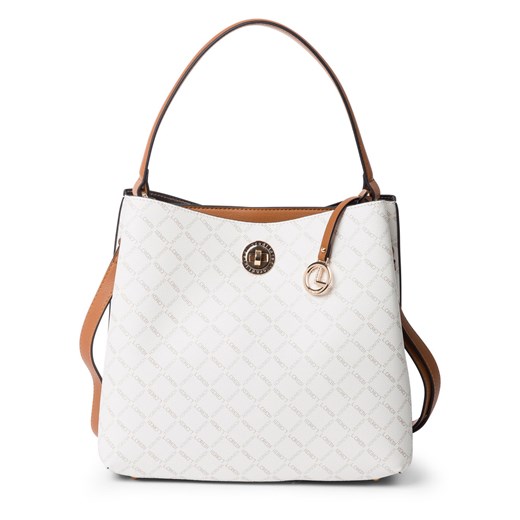 L.Credi Torebka damska Kobiety Sztuczna skóra biały wzorzysty ze sklepu vangraaf w kategorii Torby Shopper bag - zdjęcie 178695432