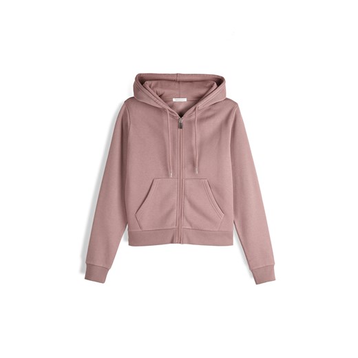 GATE Bluza basic zapinana na zamek z kapturem 32 ze sklepu gateshop w kategorii Bluzy damskie - zdjęcie 178695562