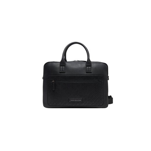 Tommy Hilfiger Torba na laptopa Th Monogram Computer Bag AM0AM13209 Czarny ze sklepu MODIVO w kategorii Torby na laptopa - zdjęcie 178697153