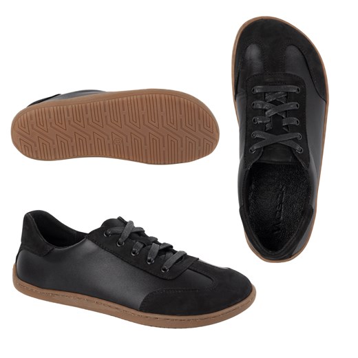 Buty barefoot minimalistyczne skórzane WASAK 0744W czarne ze sklepu butyolivier w kategorii Półbuty męskie - zdjęcie 178700291