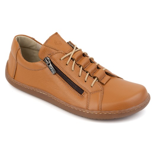 Buty minimalistyczne barefoot skórzane damskie 1242 rude ze sklepu butyolivier w kategorii Półbuty damskie - zdjęcie 178700882