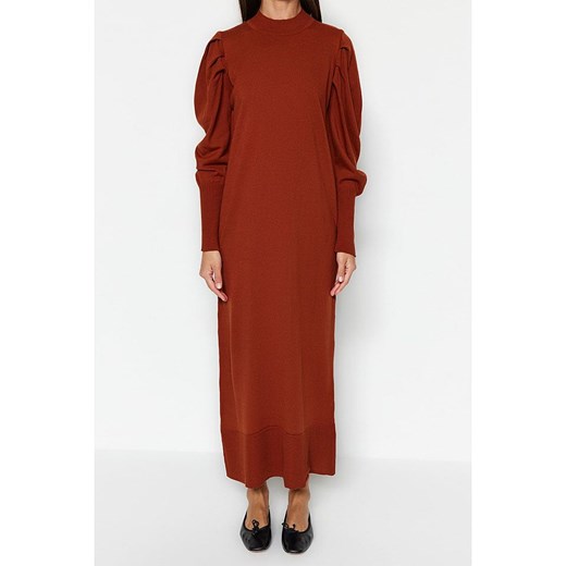 trendyol Sukienka w kolorze czerwonobrązowym Trendyol XL wyprzedaż Limango Polska