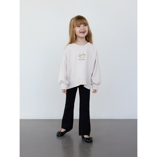 Reserved - Bluza z nadrukiem - złamana biel Reserved 110 (4-5 lat) Reserved