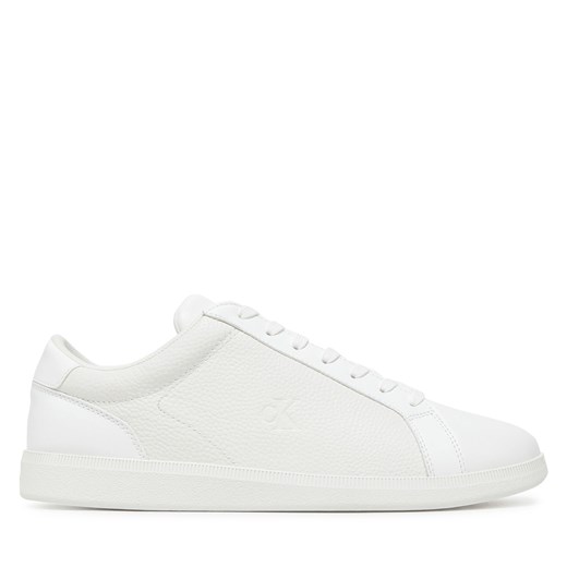 Sneakersy Calvin Klein Jeans Low Profile Cupsole Cm YM0YM01190 Biały ze sklepu eobuwie.pl w kategorii Buty sportowe męskie - zdjęcie 178705161