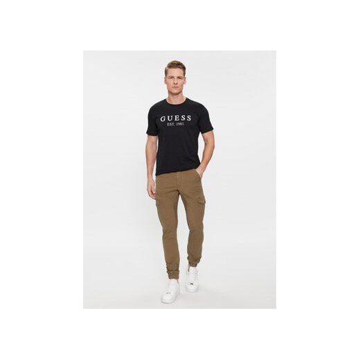Guess T-Shirt U4RI22 K6YW0 Czarny Regular Fit Guess M MODIVO
