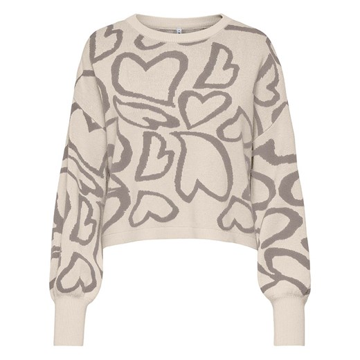 ONLY Sweter w kolorze beżowo-szarym ze sklepu Limango Polska w kategorii Swetry damskie - zdjęcie 178708623