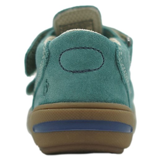lamino Skórzane półsandały w kolorze turkusowym Lamino 23 Limango Polska okazyjna cena