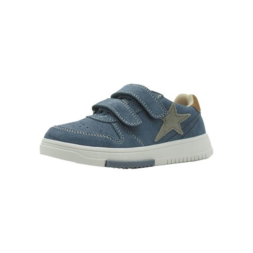 lamino Skórzane sneakersy w kolorze niebieskim ze sklepu Limango Polska w kategorii Trampki dziecięce - zdjęcie 178708874