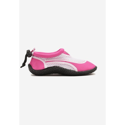 Fuksjowo-Białe Wsuwane Buty Sportowe z Siateczki do Wody Velselia ze sklepu born2be.pl w kategorii Buty sportowe dziecięce - zdjęcie 178710434